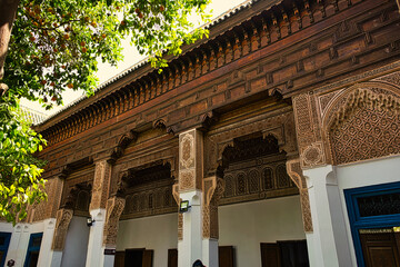 Arches in Moroccan Palace