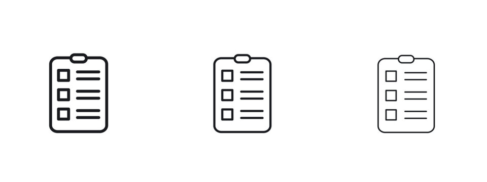 Assignment icon vector Logo Designs - Stock vectors.