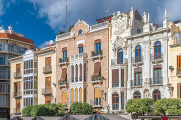 Fototapeta premium Architecture in the old town of Murcia, Spain