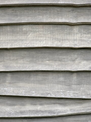 Weathered Gray Horizontal Wood Planks Background Texture