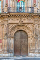 Obraz premium The Episcopal Palace of Murcia, Spain