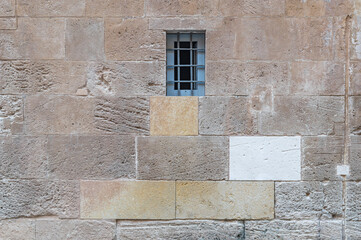 Architectural detail, old stone wall