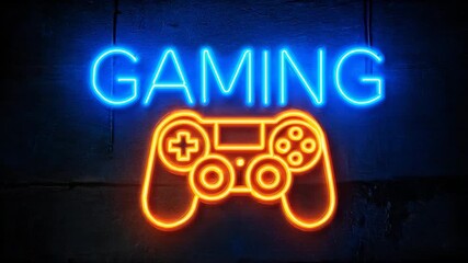 Exciting gaming highlights with neon visuals and vibrant effects