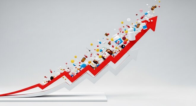 Medical industry growth surge with rising pharmaceutical costs and healthcare innovation success