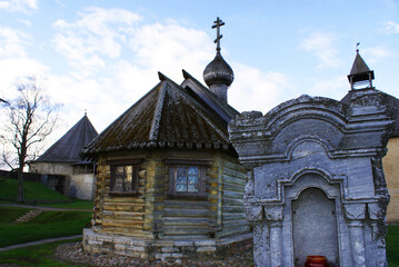 Ancient stone temple, medieval building, religion, history.
