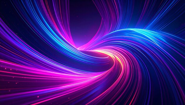 Abstract Light Swirl/Digital Art