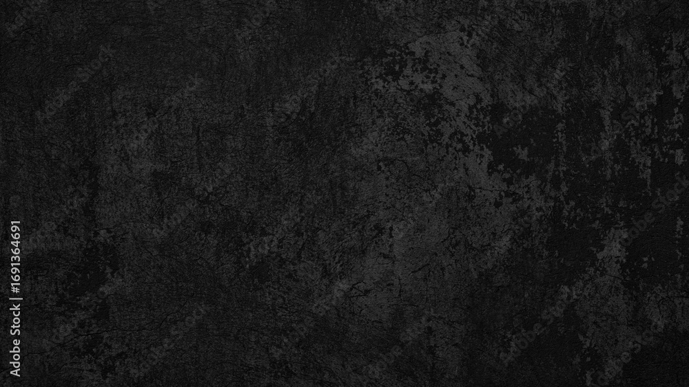 Poster black wall with a rough, grainy texture as a textured background for a web banner template page desi