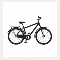 Fototapeta premium Bicycle and Eco-Friendly Transport Icons