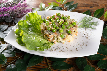 Olivier Ukrainian Cuisine Presentation Photo