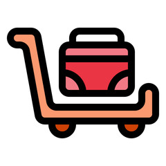Airport cart icon