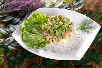 Olivier Ukrainian Cuisine Presentation Photo