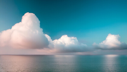 Minimalist Aesthetic With Soft Clouds