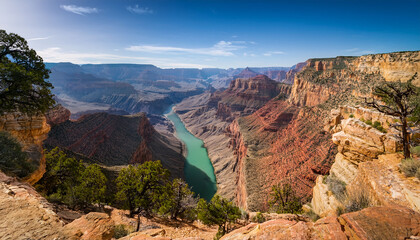 Grand Canyon River Landscape