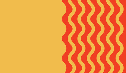 Background design yellow noodle swirl wiggle unique