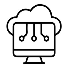 Cloud Computing Icon