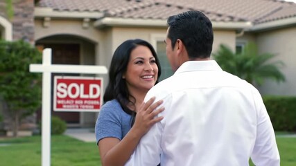 New Homeowners Celebrate A Dream Come True!