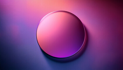 Fototapeta premium A Pink And Purple Circle Is On A Table