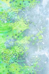 Dreamy watercolor pastel background poster