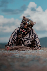 Jaguar , tecuani, mexican tradition,