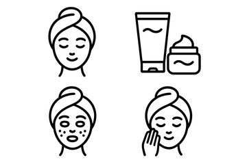 Scissors outline linear vector icon for graphic design, web design, apps, adverts, and various cards, cartoon style, transparent background, ordered set illustration