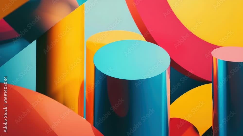 Poster a collection of vibrant, multicolored digital art pieces with intricate and engaging patterns.
