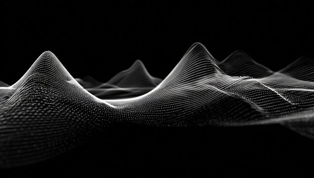 Abstract digital landscape (6) - Powered by Adobe