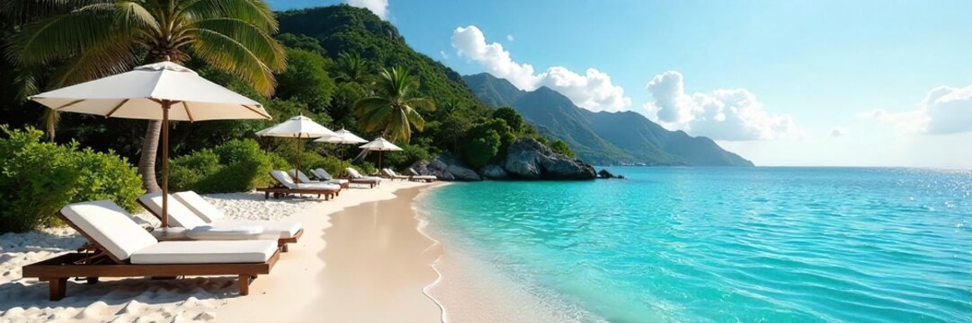 Indulge in the opulence of a luxurious holiday escape Imagine pristine beaches, crystal-clear waters, and lavish accommodations Pure relaxation awaits , unwind, calm