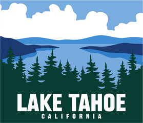 Lake Tahoe with beautiful views