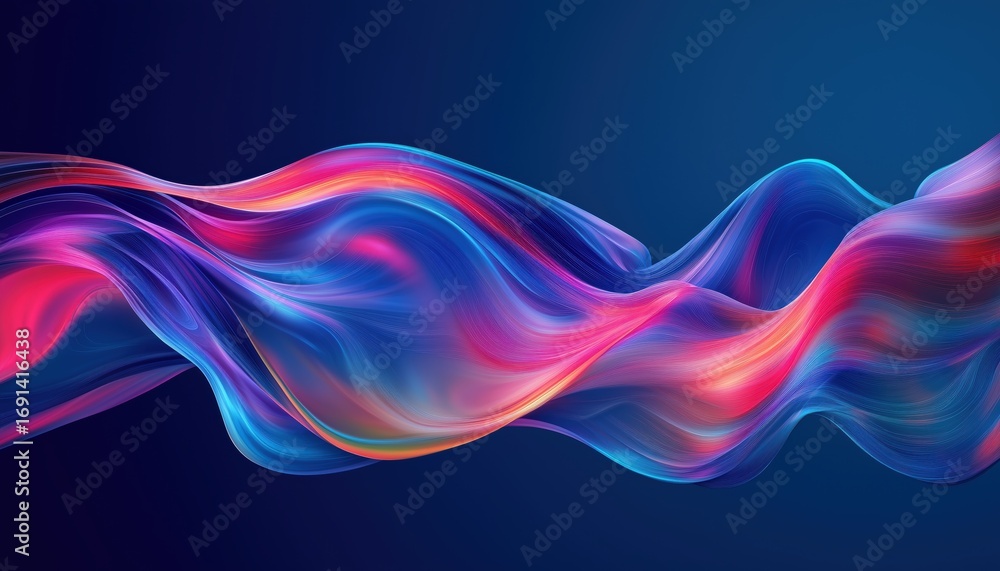 Aufkleber innovative abstract high-speed motion: vibrant movement in digital art. technological pattern for po