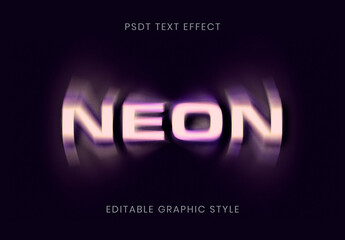 Purple Haze Dissolving Font Neon Light Glow Text Effect