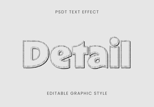 Black Beadwork Font Dotted Bold Text Effect