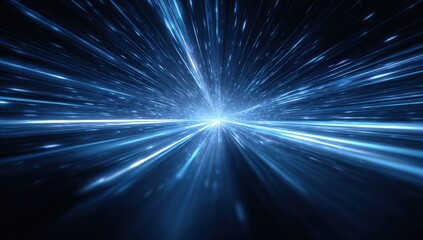 Abstract digital speed tunnel