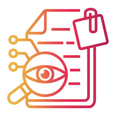 features Line Gradient Icon