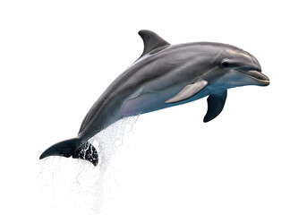 Dolphin leaping from water