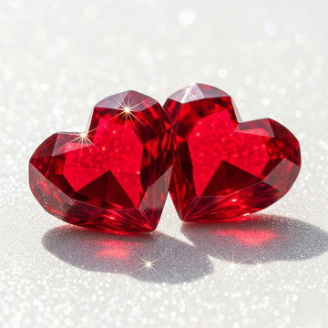 red heart and ribbon