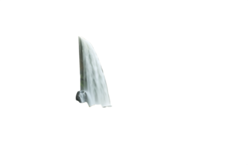 Cascading waterfalls in a lush green place, cut out AI generated by PNG