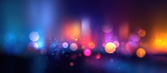 Abstract bokeh background with vibrant colors