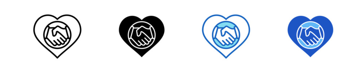 Respect Symbol  Icon Set Multiple Style Collection