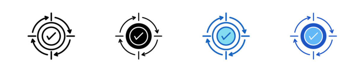 Positive Impact  Icon Set Multiple Style Collection