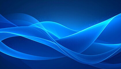 Abstract blue wave design
