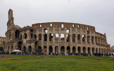 Colosseum in Rome Italy ancient amphitheater