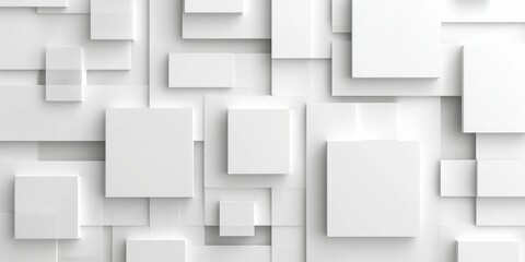 Abstract geometric pattern of layered squares