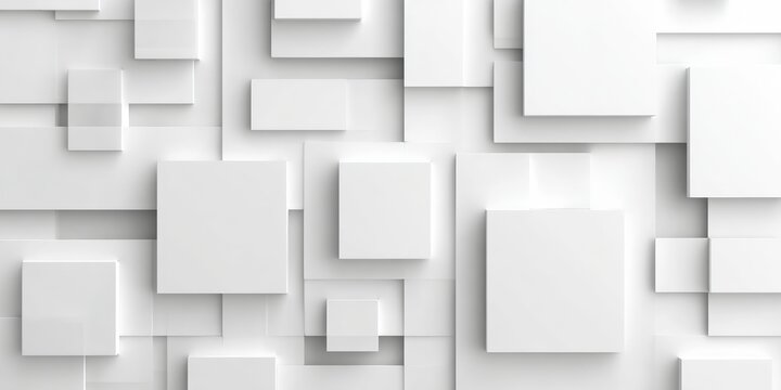 Abstract geometric pattern of layered squares
