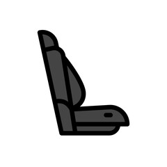 seats icon line color , car, automobile 