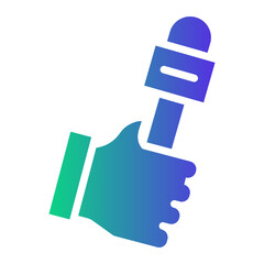 journalist Gradient icon