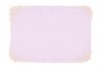 Torn piece of pink paper with gold glitter on transparent background, creating elegant and festive design element