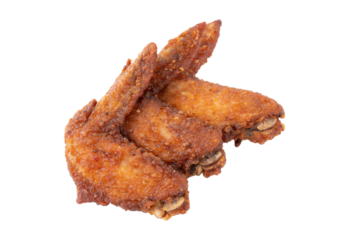 透明背景（png）に手羽先の唐揚げ