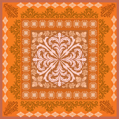 ornamental round frame