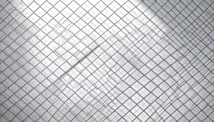 Abstract grid pattern of light gray metal