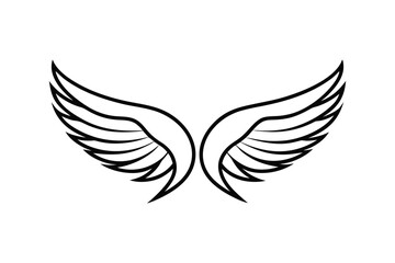 Fototapeta premium eagle with wings vector eagle bird logo design icon vector